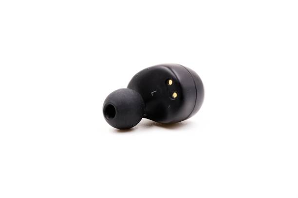 istock Black and green wireless Bluetooth headphones 1186000386
