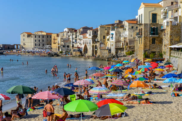 istock Scenic Cefalu town in Sicily 1186010323