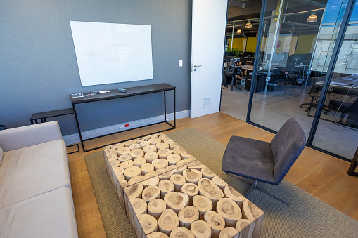 Trendy Modern Meeting Room in an Office