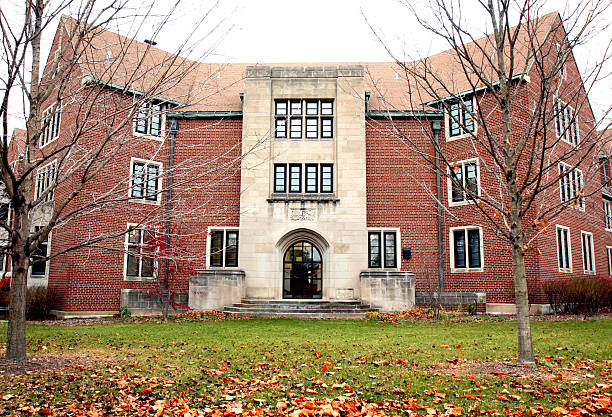 Student residence hall on a university campus  valparaiso chile stock pictures, royalty-free photos & images