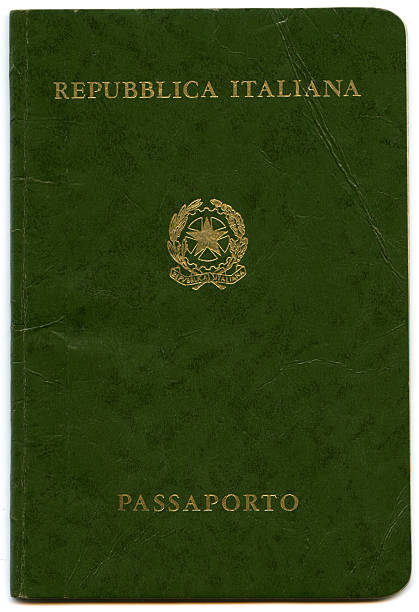 istock Old Italian passport 118602718