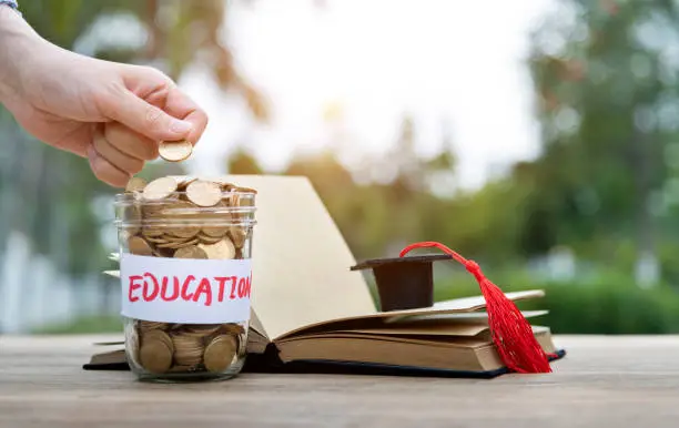 Photo of Saving money for education concept