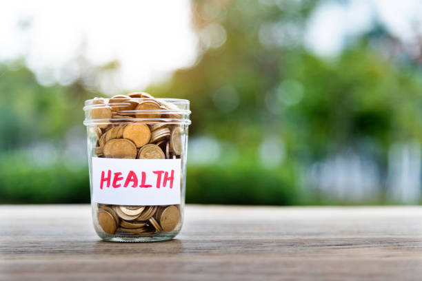 istock Saving money for health concept 1186033194