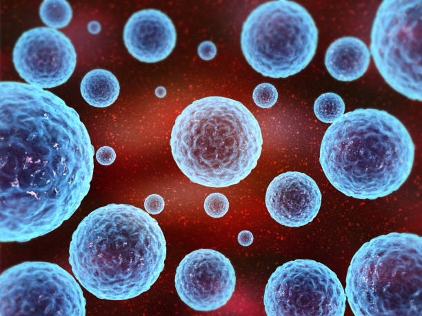 istock 3d rendering of viruses background 1186039138