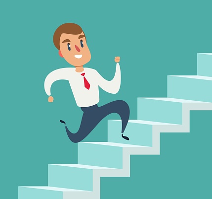 Ilustración de Hombre De Negocios Corriendo Por La Escalera Hacia El Éxito Paso De Escalera Hacia El Éxito Escalera Hacia El Éxito y más Vectores Libres de Derechos de Adulto - iStock Ilustración de Hombre De Negocios Corriendo Por La Escalera Hacia El Éxito Paso De Escalera Hacia El Éxito Escalera Hacia El Éxito y más Vectores Libres de Derechos de Adulto - iStock