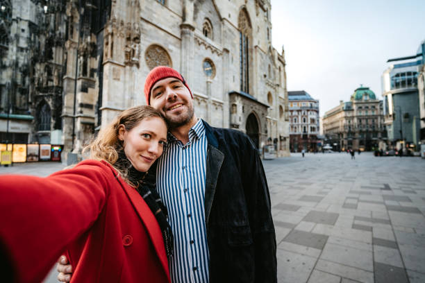 istock Selfie on Vienna square 1186051915