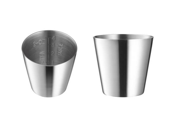 istock steel Measuring cup on white background 1186058176