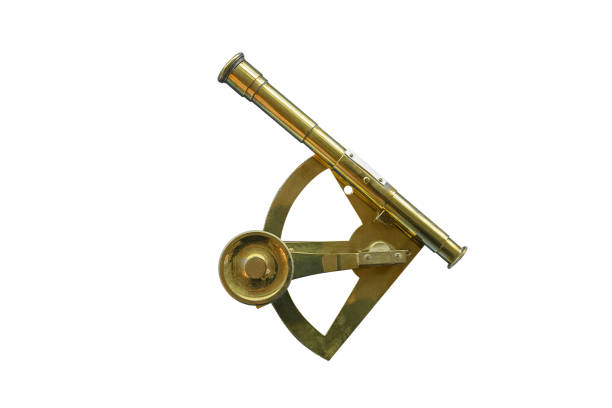 image of sea sextant isolated on white background