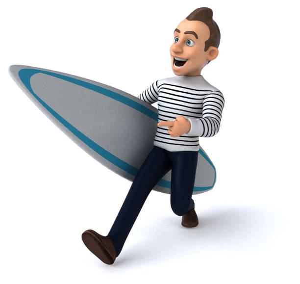 istock Fun 3D cartoon casual character 1186060851