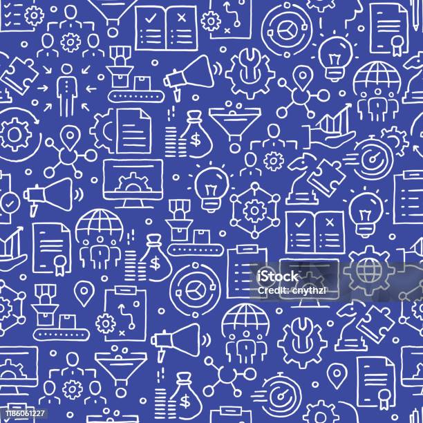 Pattern Management Image Product Management Related Seamless Pattern Stock Illustration ...