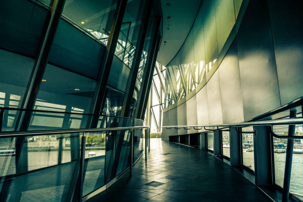 istock Futuristic Modern Interior Architecture in the City 1186061493