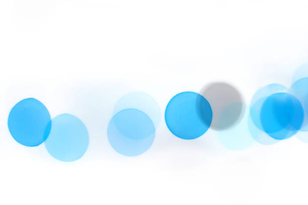 Abstract circle bokeh backgrounds, Colorful bokeh isolated on white background.