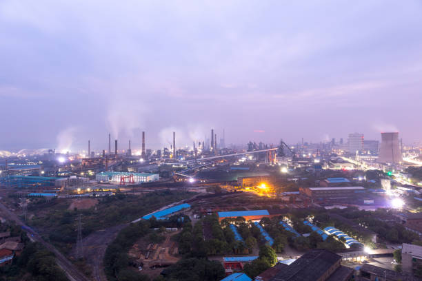 istock Steel Plant 1186065830