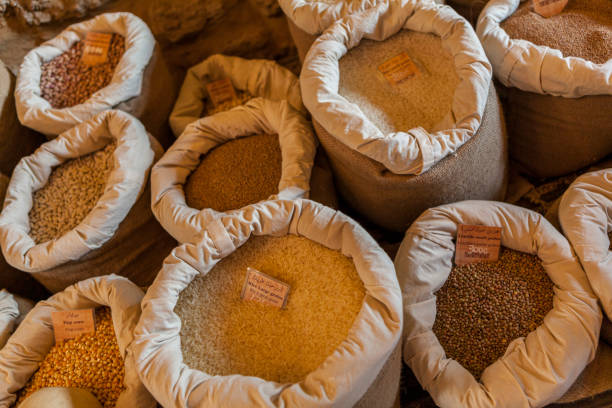istock Spices for sale in a market 1186067639