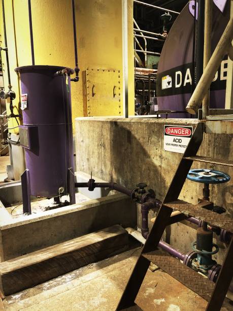 istock Sulphuric acid tank. 1186069478