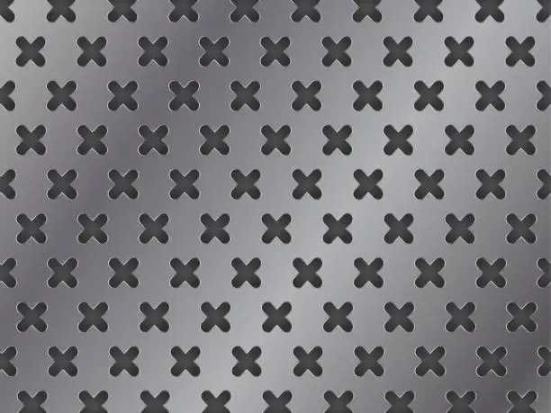 Mete Al Pattern Vector Free free seamless vector perforated metal pattern Vector Images ...