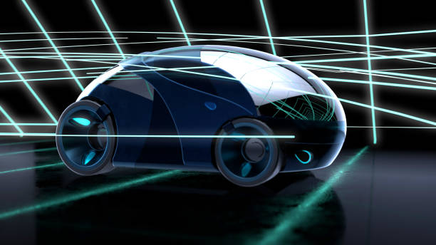 istock Futuristic 3d concept design of a super car 1186070787