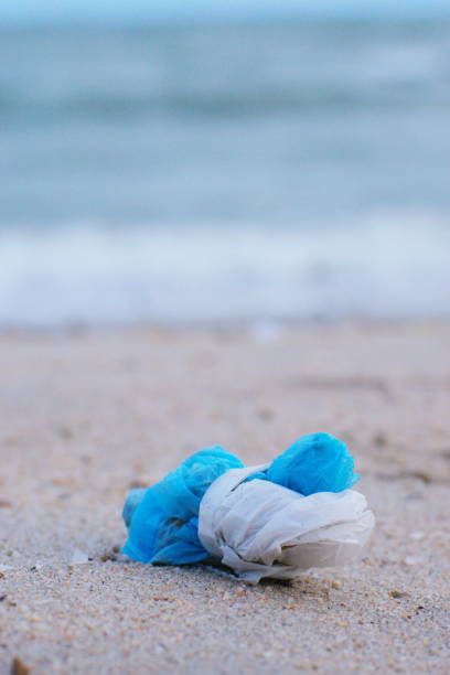 istock Plastic Pollutions and garbages on the beach, Rayong beach, Thailand 1186070811
