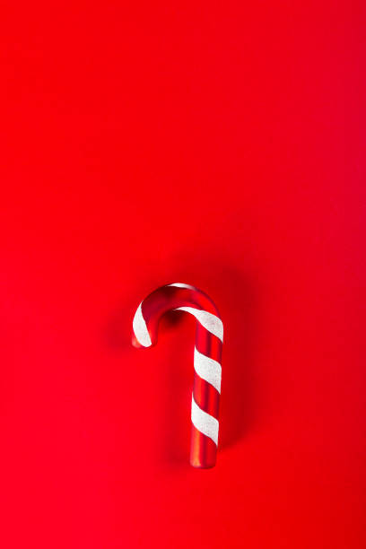 istock Christmas Tree Decorations made in the form of Glass Candy Canes 1186070823