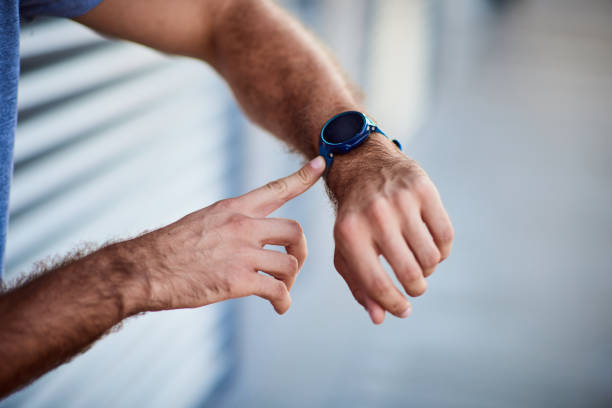 istock Sportsman making pause during exercising in urban area. 1186071177