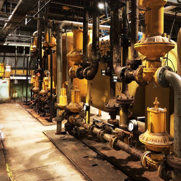 istock Water treatment plant. 1186073001