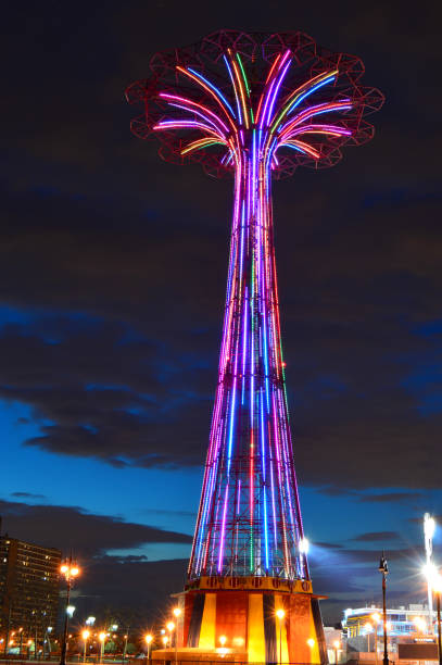 istock Parachute jump at Coney Island 1186074874