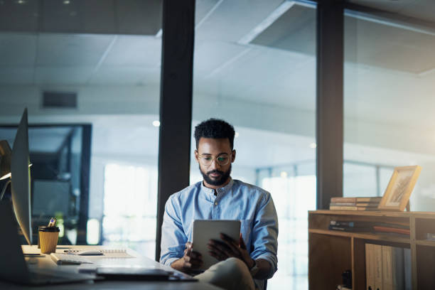 istock Managing his own success the smart way 1186079146