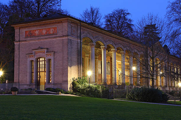Drinking hall in Baden-Baden / Germany  baden baden stock pictures, royalty-free photos & images