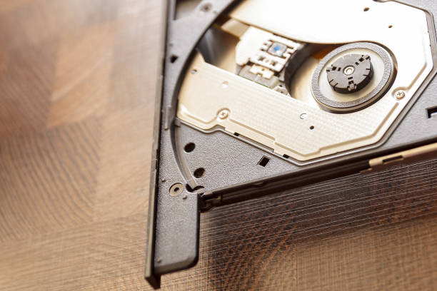 istock Open the optical drive on a laptop without a drive 1186084804