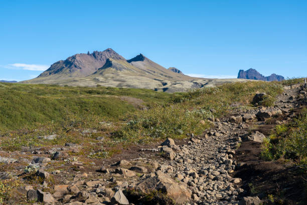 istock hiking trail in southern Iceland 1186085475