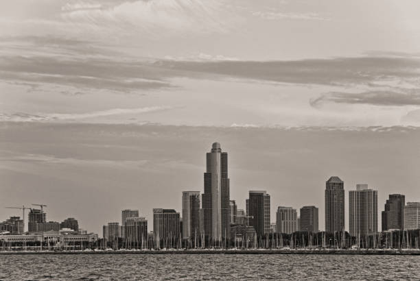 istock Chicago skyline, view from Michigan Lake 1186089836