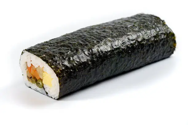 Eho-maki are thick sushi rolls which is believed to bring good fortune if eaten while facing the year's "Eho" (good luck direction).