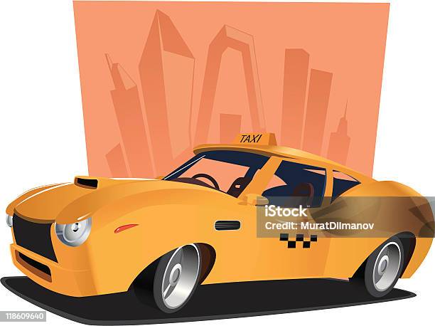 Highcitytaxi Stock Vektor Art und mehr Bilder von Auto - Auto, Bewegung, Farbbild