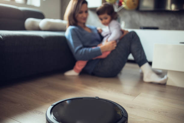 istock Mother and child relaxing at home 1186098030