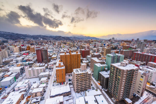 istock Sapporo, Hokkaido, Japan Cityscape 1186106128