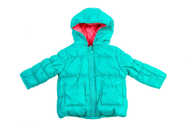istock warm children's jacket in bright color 1186110704