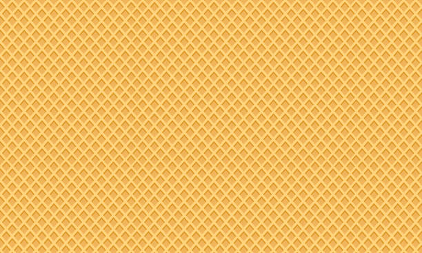 Sweet dessert wafer background, space for your text. Vector Sweet dessert wafer background, space for your text. Vector illustration rhombus illustrations stock illustrations