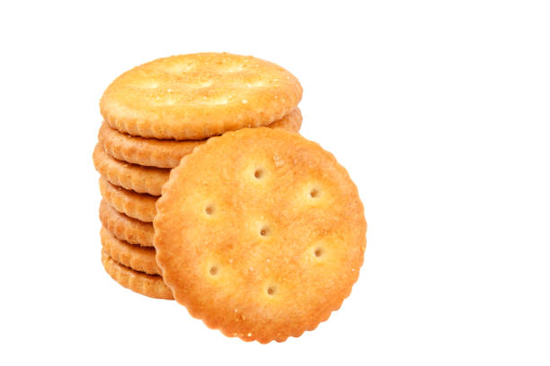 istock Tasty cookies isolated on a white background 1186114076