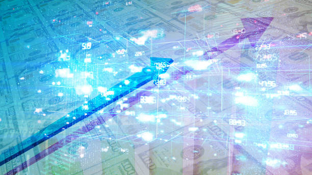 istock Business Growth, Financial 3D Chart 1186121056