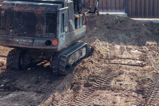 istock Excavator mechanical part for digging  for construction.