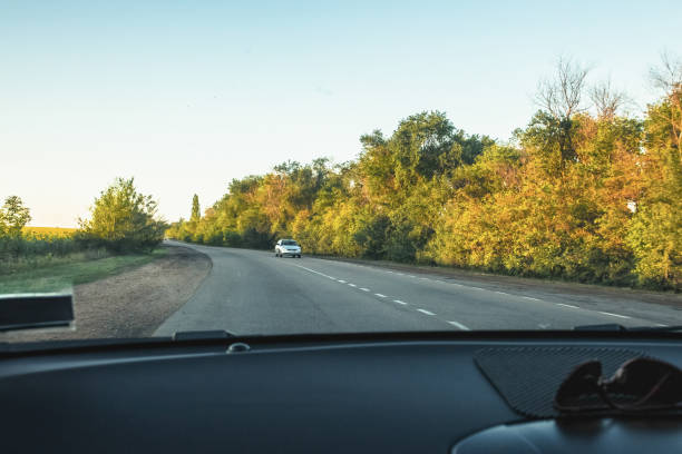 istock Journey, road early in the morning 1186132615