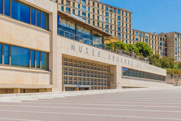 Marseille france. June 22 2019. A view of Museum Regards of Provence, in Marseille in France
