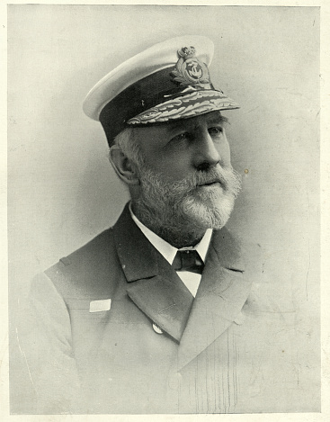 Vintage photograph of Admiral Sir William Robert Kennedy GCB (4 March 1838 – 9 October 1916) was a Royal Navy officer who served as Commander-in-Chief, The Nore.
