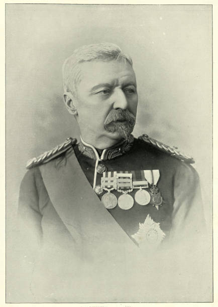 istock General Sir Robert Cunliffe Low, British Indian Army, 1890s 1186134848