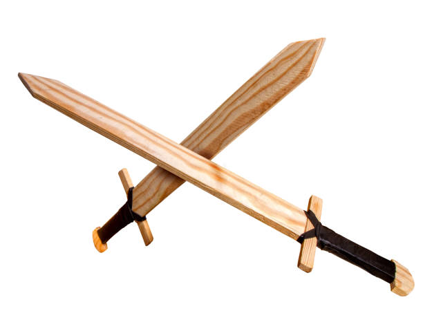 istock wooden Sword Fight 1186138773