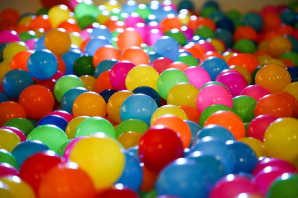 istock Playland Balls in Rainbow Colours! 1186142060