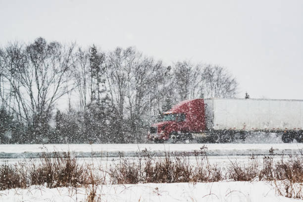 istock Trucking in Winter 1186144667
