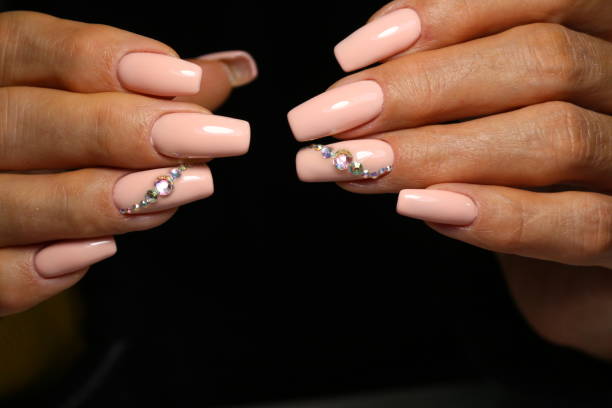 istock beautiful gel lacquer manicure 1186145710