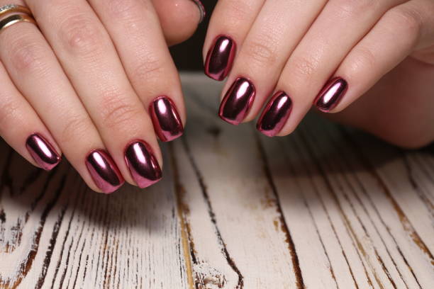 istock beautiful gel lacquer manicure 1186145889