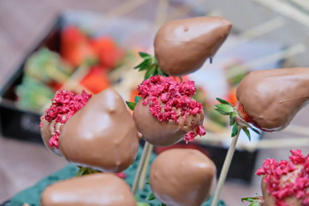 istock A bouquet of chocolate covered strawberries with different toppings 1186148260